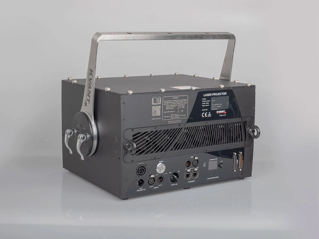 KVANT K35RGBS_Beambrush　35Wフルカラーレーザー　レーザーのビームを太くできる。