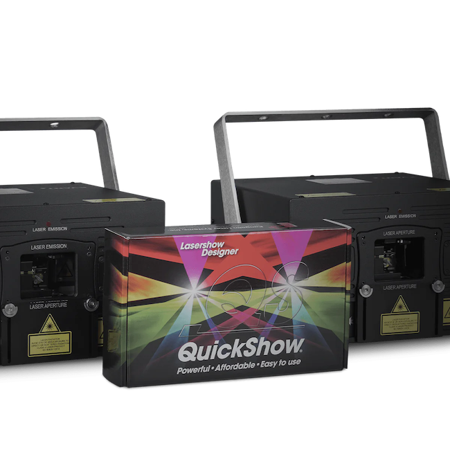 We offer two 6-watt Clubmax SE projectors with an FB3-QS or FB4 standalone Pangolin laser control interface for less than ever before.